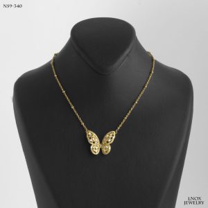 گردنبند پروانه طلایی دخترانه